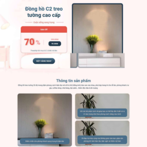 Website Landing Page Đồng Hồ Treo Tường