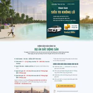 Website Landing Page Giới Thiệu BĐS Smarthome