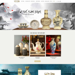 Website Landing Page Gốm Sứ