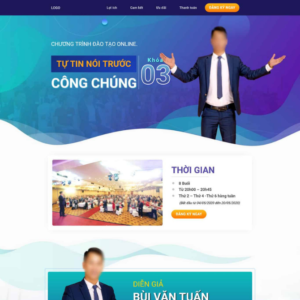 Website Landing Page Khóa Học 02