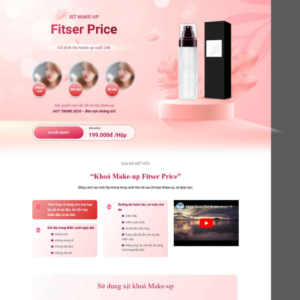 Website Landing Page Khóa Học Trang Điểm