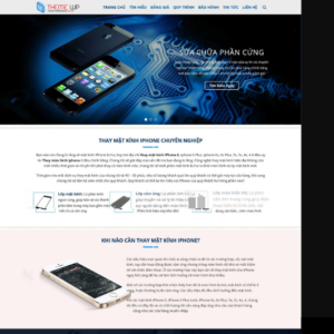Website Landing Page Màn Hình Điện Thoại