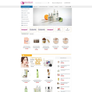 Website Mỹ Phẩm 08