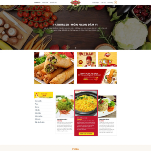 Website Nhà Hàng Ẩm Thực
