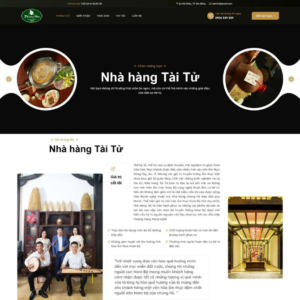 Website Nhà Hàng Tài Tử