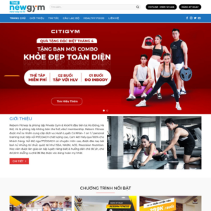 Website Phòng Tập Gym