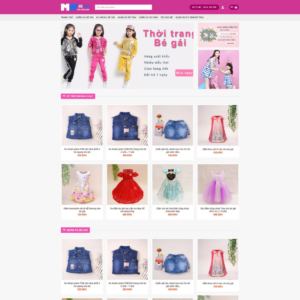 Website Quần Áo Trẻ Em
