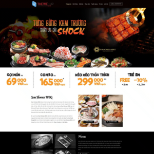 Website Quán BBQ Nướng