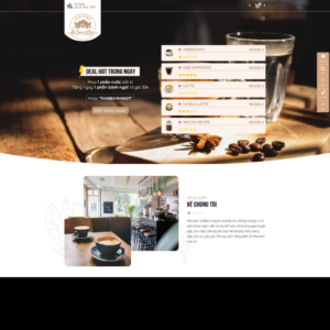 Website Quán Cafe Trà Sữa