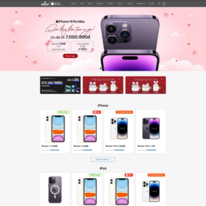 Website Shop Bán Điện Thoại ShopDunk