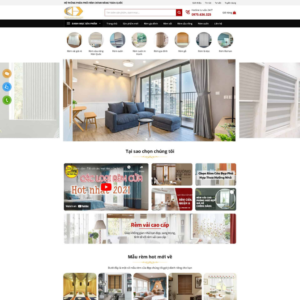 Website Shop Bán Mành Rèm