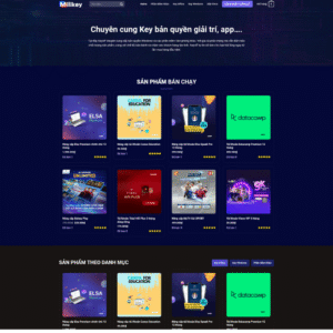 Website Shop Bán Tài Nguyên Sản Phẩm Số