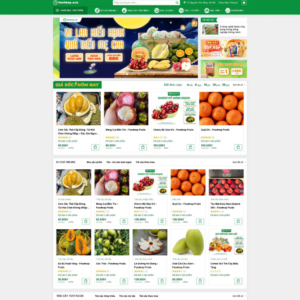 Website Shop Bán Trái Cây Nông Sản