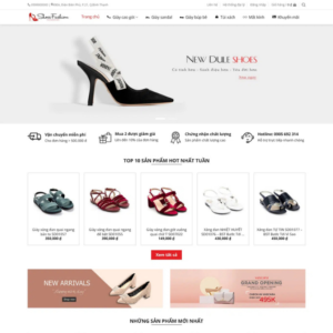 Website Shop Giày Nữ