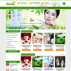 Website Shop Mỹ Phẩm 02