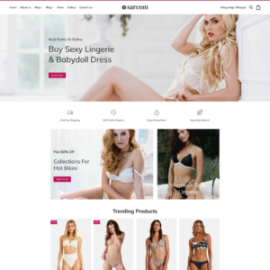 Website Shop Thời Trang Áo Lót