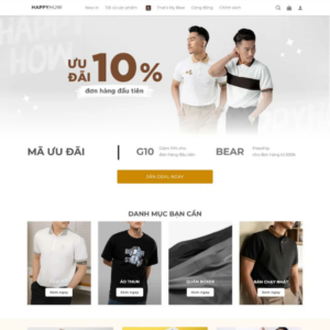 Website Shop Thời Trang Quần Áo Nam 13