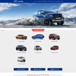 Website Showroom Oto Ford Đà Nẵng