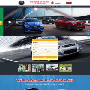 Website Taxi 04 Tính Phí Tự Động