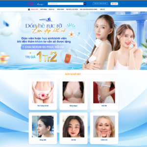 Website Thẩm Mỹ Viện Phòng Khám 06