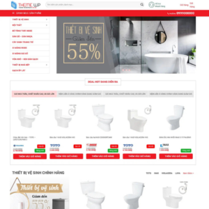 Website Thiết Bị Vệ Sinh Vật Liệu Xây Dựng