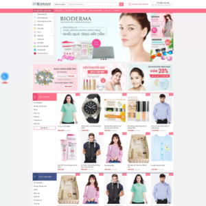 Website Thời Trang Mỹ Phẩm