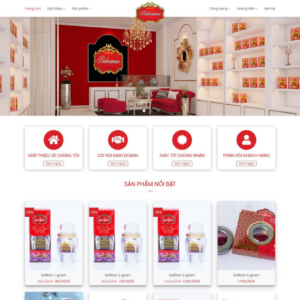 Website Thực Phẩm 24 Bán Hoa Nghệ Tây