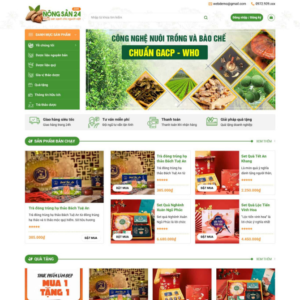 Website Thực Phẩm 25 Bán Quà Tặng