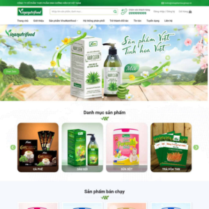 Website Thực Phẩm Chức Năng 01