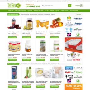 Website Thực Phẩm Chức Năng 14