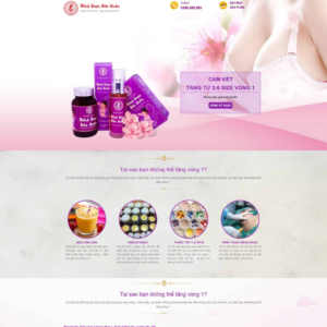 Website Thực Phẩm Chức Năng Nâng Ngực