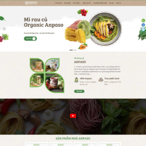 Website Thực Phẩm Chức Năng Rau Củ