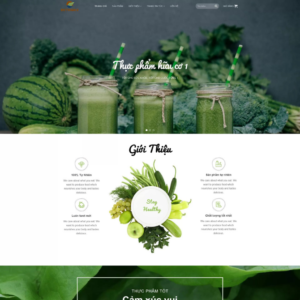 Website Thực Phẩm Hữu Cơ