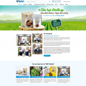 Website Thực Phẩm Sữa Ngũ Cốc