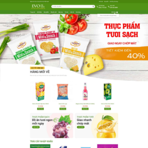 Website Thực Phẩm Trái Cây Sạch