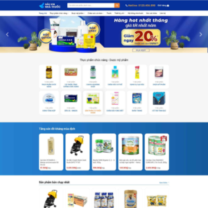 Website Tiệm Thuốc Tây