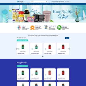 Website Tiệm Thuốc Tây TPCN