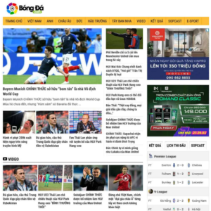 Website Tin Tức Bóng Đá