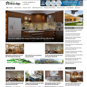 Website Tin Tức Tạp Chí Nhà Đẹp