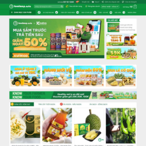 Website Trái Cây Đặc Sản