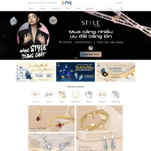 Website Trang Sức