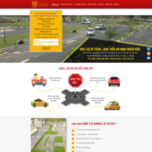 Website Trung Tâm Dạy Lái Xe