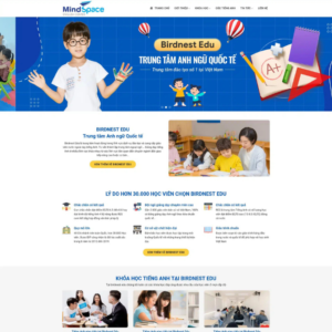 Website Trường Anh Ngữ 01