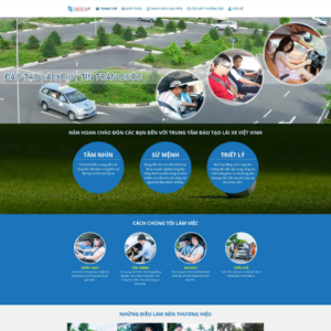Website Trường Dạy Lái Xe