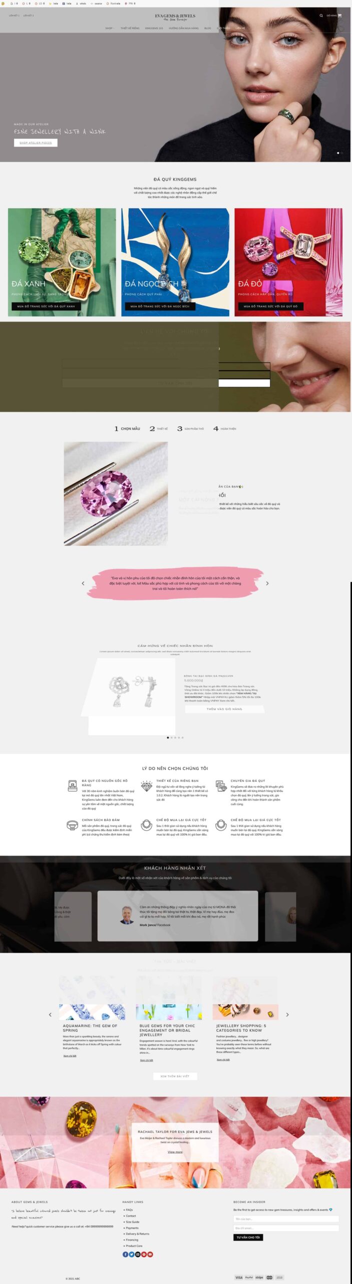 Website Bán Trang Sức 03 mẫu website bán hàng trang sức chuyên nghiệp