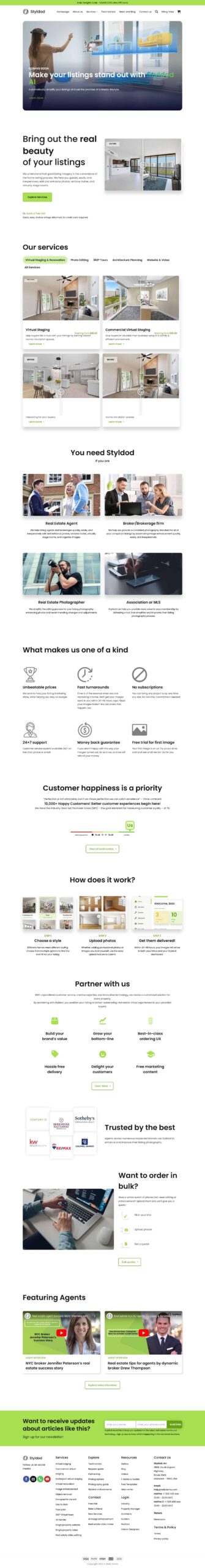 Website Công Ty Chuyên Nội Thất Sàn Gỗ giao diện website công ty nội thất sàn gỗ giới thiệu dịch vụ và không gian thực tế