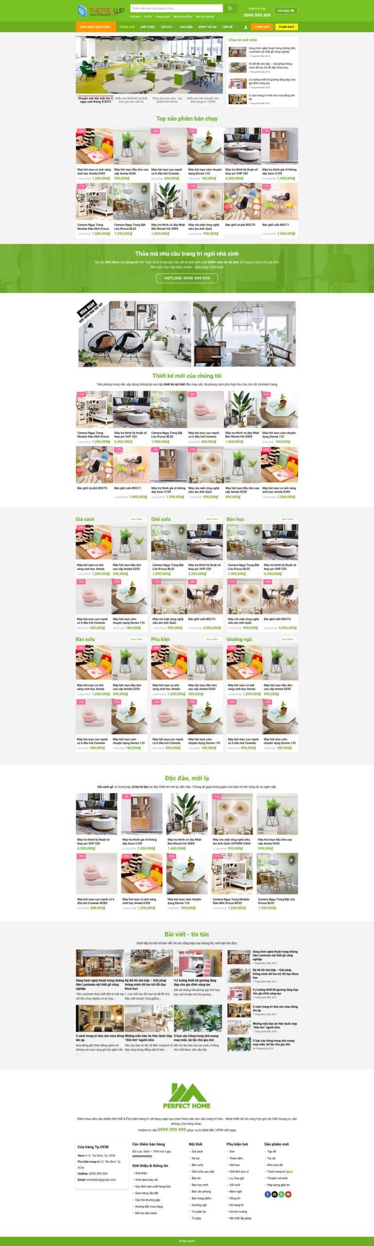 Website Công Ty Nội Thất 13 giao diện website bán hàng nội thất chuyên nghiệp