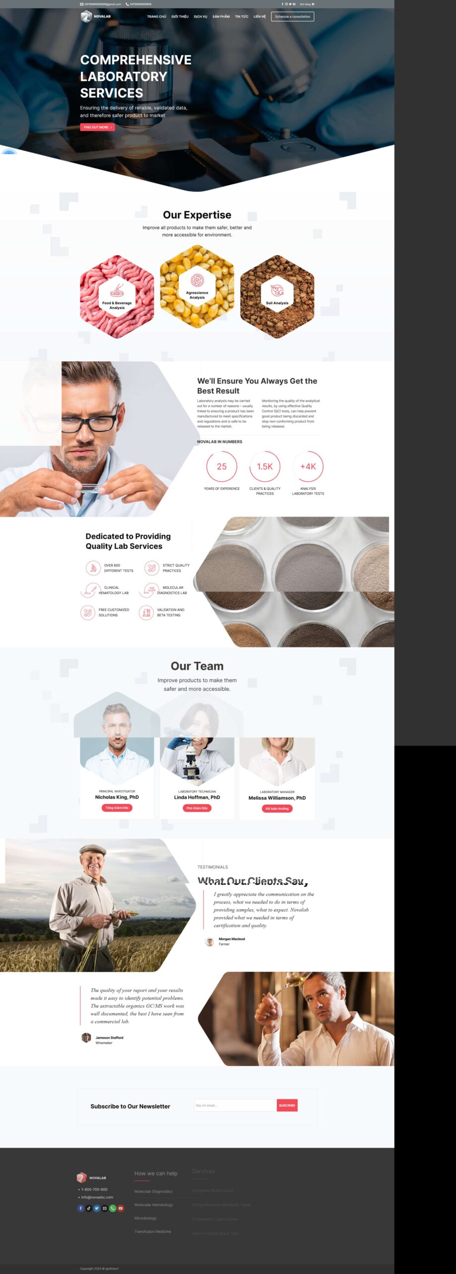Website Giới Thiệu Công Ty 01 giao diện website công ty hiện đại, chuẩn SEO, tối ưu hiển thị dịch vụ và đội ngũ chuyên gia