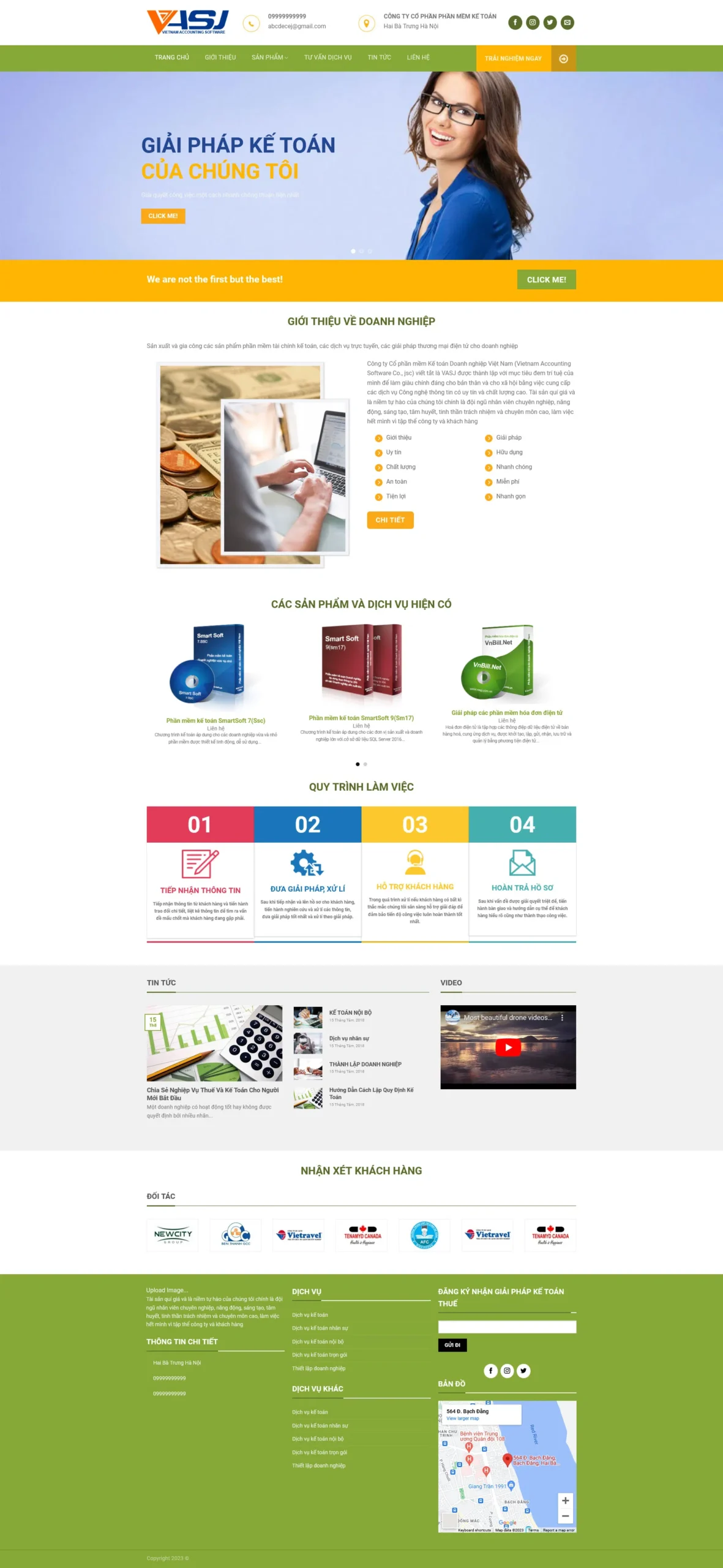 Website Kế Toán 03 – giao diện website công ty kế toán và dịch vụ kế toán chuyên nghiệp