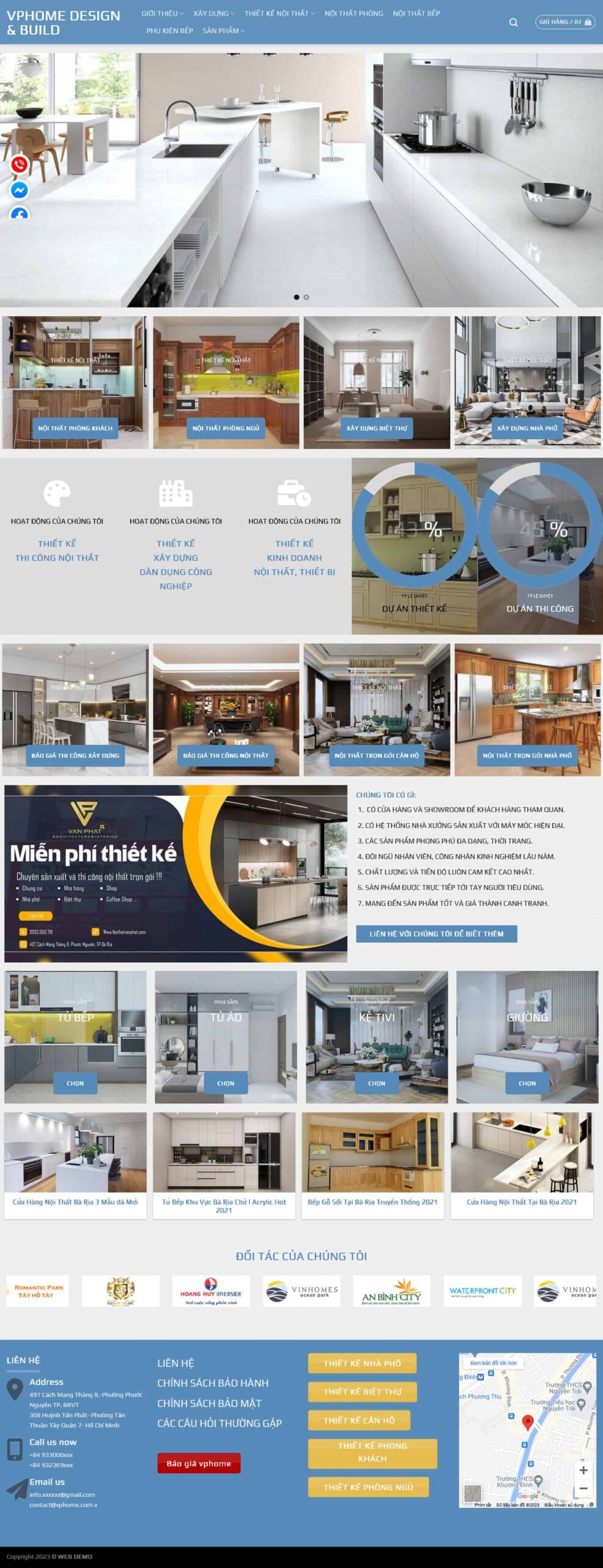 Website Nội Thất 28 giao diện website bán hàng nội thất thiết kế thi công trọn gói chuyên nghiệp